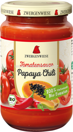 Zwergenwiese Tomatensauce Papaya-Chili, 340 ml