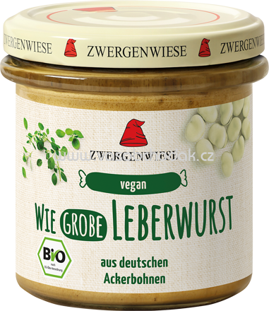 Zwergenwiese Wie grobe Leberwurst, 140g