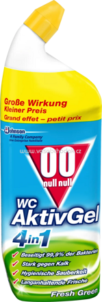 00 WC Reiniger Gel Aktiv 4in1 Fresh Green, 750 ml