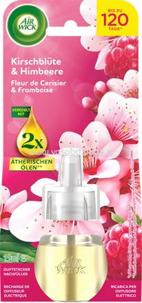 AirWick Lufterfrischer Duftstecker Kirschblüte & Himbeere Nachfüllpack, 19 ml