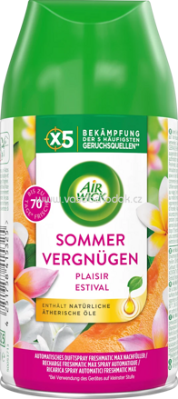 AirWick Lufterfrischer Freshmatic Sommervergnügen Nachfüllpack, 250 ml