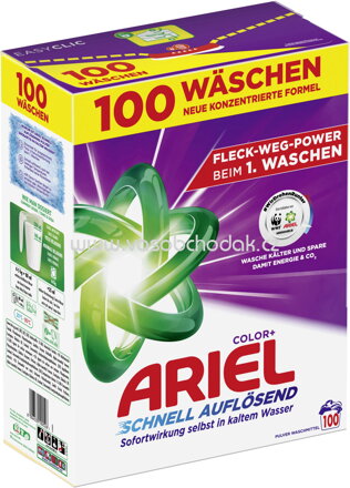 Ariel Color Pulver, 20 - 100 Wl