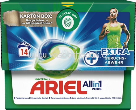 Ariel Universal Allin1 PODS Extra Geruchsabwehr, 14 Wl