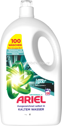Ariel Universal Gel Touch Of Lenor Unstoppables, 20 -100 Wl