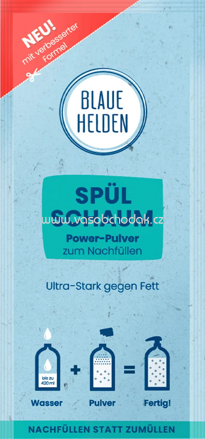 Blaue Helden Spülschaum Nachfüllpack Power-Pulver, 1 St