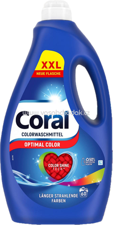 Coral Professionl Feinwaschmittel Flüssig Optimal Color, 60 Wl