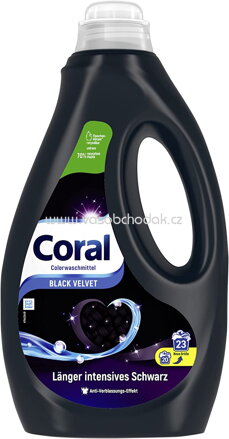 Coral Feinwaschmittel Flüssig Black Velvet, 23 Wl