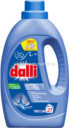 Dalli Spezialwaschmittel Sport & Outdoor Gel, 27 Wl