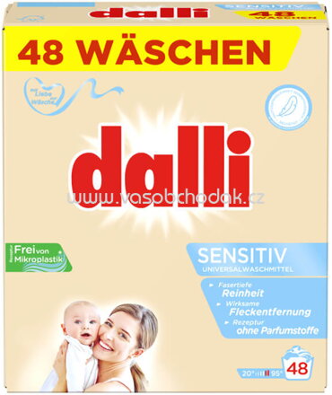 Dalli Pulver Sensitiv, 48 Wl