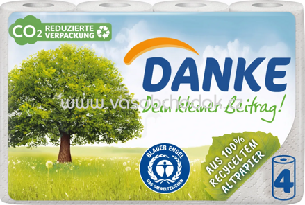 Danke Küchentücher Recycling, 4x45Bl, 180 Bl