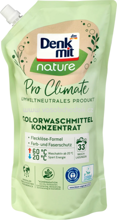 Denkmit Colorwaschmittel Konzentrat Pro Climate nature, 33 Wl