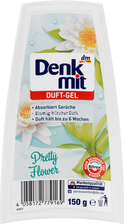 Denkmit Lufterfrischer Duft-Gel Pretty Flower, 150g