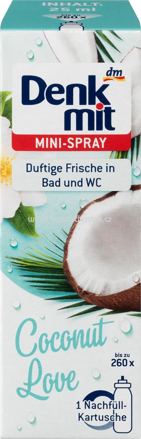 Denkmit Lufterfrischer Minispray Coconut Love Nachfüllpack, 25 ml