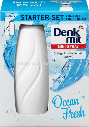 Denkmit Lufterfrischer Minispray Ocean Fresh Starterset, 25 ml