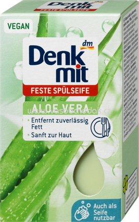 Denkmit Spülmittel feste Seife Aloe Vera, 100g