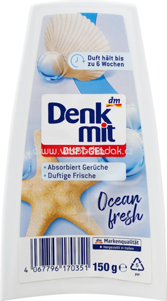 Denkmit Lufterfrischer Duft-Gel Ocean Fresh, 150 g