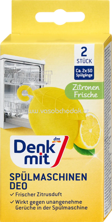 Denkmit Spülmaschinen-Deo Zitronen-Frische, 2 St