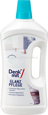 Denkmit Bodenreiniger Glanzpflege universal mit Orangenwachs, 1 l