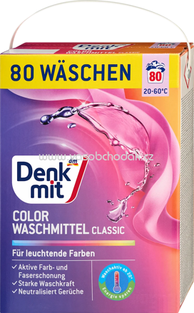 Denkmit Colorwaschmittel Pulver, 80 Wl