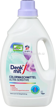 Denkmit Colorwaschmittel Ultra Sensitive, 27 Wl