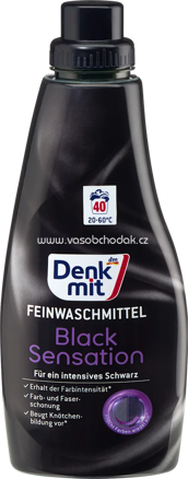 Denkmit Feinwaschmittel Black Sensation flüssig, 40 Wl