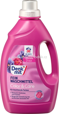 Denkmit Feinwaschmittel flüssig Color&Care Blossom Dream, 30 Wl