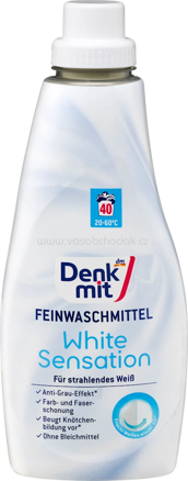 Denkmit Feinwaschmittel White Sensation flüssig, 40 Wl