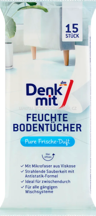 Denkmit Feuchte Bodentücher, 15 St