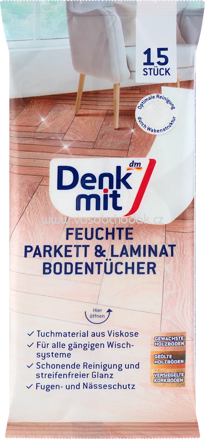 Denkmit Feuchte Bodentücher Parkett & Laminat, 15 St
