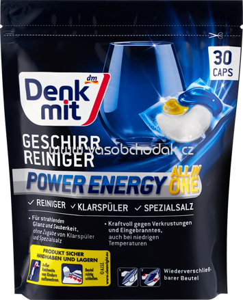 Denkmit Geschirrspülmittel-Caps Power Energy, 30 St