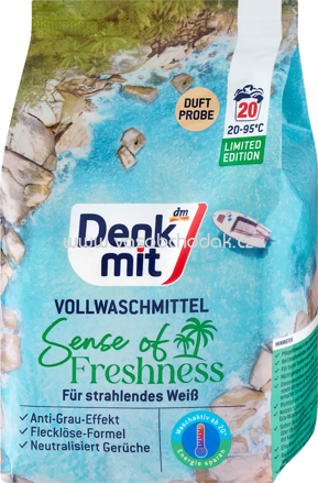 Denkmit Vollwaschmittel Pulver Sense of Freshness, 20 Wl