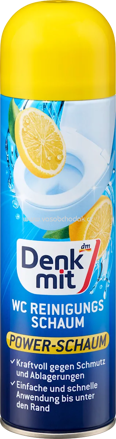 Denkmit WC Reinigungsschaum Zitrone, 500 ml