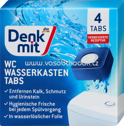 Denkmit WC Wasserkasten Tabs, 4 St