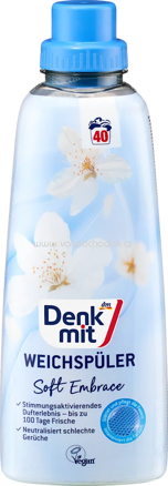 Denkmit Weichspüler Soft Embrace 40WL, 1 l