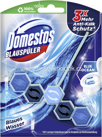 Domestos WC Stein Blaues Wasser - Blue Ocean, 1 St