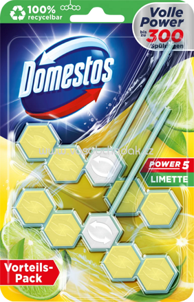 Domestos WC Stein Power 5 Limette, 2 St