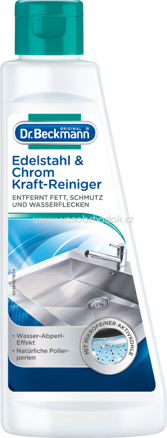 Dr.Beckmann Edelstahl & Chrom Kraft Reiniger, 250 ml