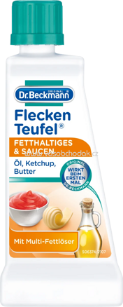 Dr.Beckmann Fleckenentferner Fleckenteufel fetthaltiges & Saucen, 50 ml
