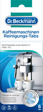 Dr.Beckmann Kaffeemaschinenreiniger Tabs, 6 St