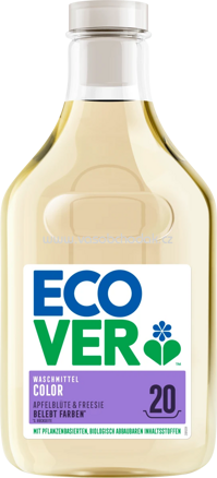 Ecover Colorwaschmittel Flüssig Konzentrat Apfelblüte & Freesie, 20 Wl