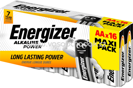 Energizer Batterien Alkaline Power AA, 16 St