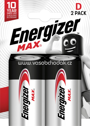 Energizer Max Mono D, 2 St