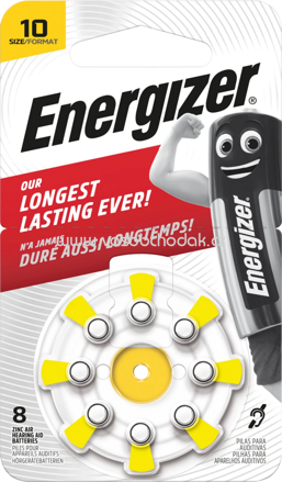 Energizer Hörgerätebatterien 10, 8 St