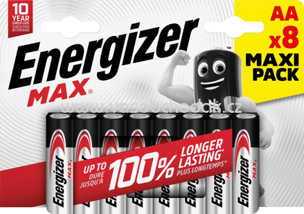 Energizer Alkaline Max AA, 8 St