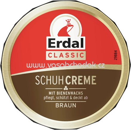 Erdal Schuhcreme Dose braun, 75 ml