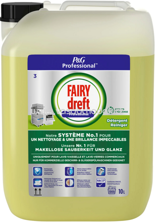 Fairy dreft Professional Spülmaschinenreiniger, flüssig, 10l