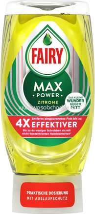 Fairy MAX Power Spülmittel Zitrone, 545 ml