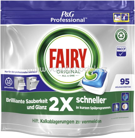 Fairy Professional Spülmaschinentabs Original All in ONE, 90 St