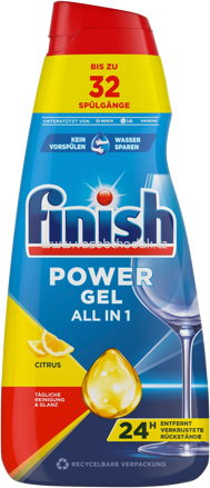 Finish Geschirreiniger Power Gel All in 1, 32 Wl, 650 ml