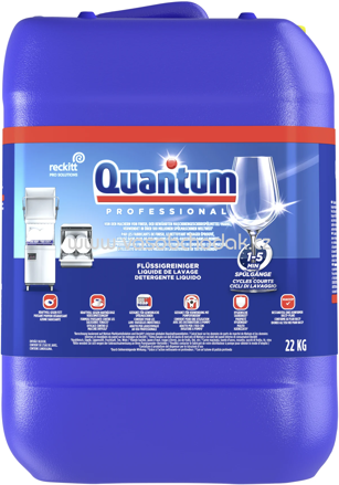 Finish Professional Quantum Spülmaschinenreiniger Liquid, 22 kg